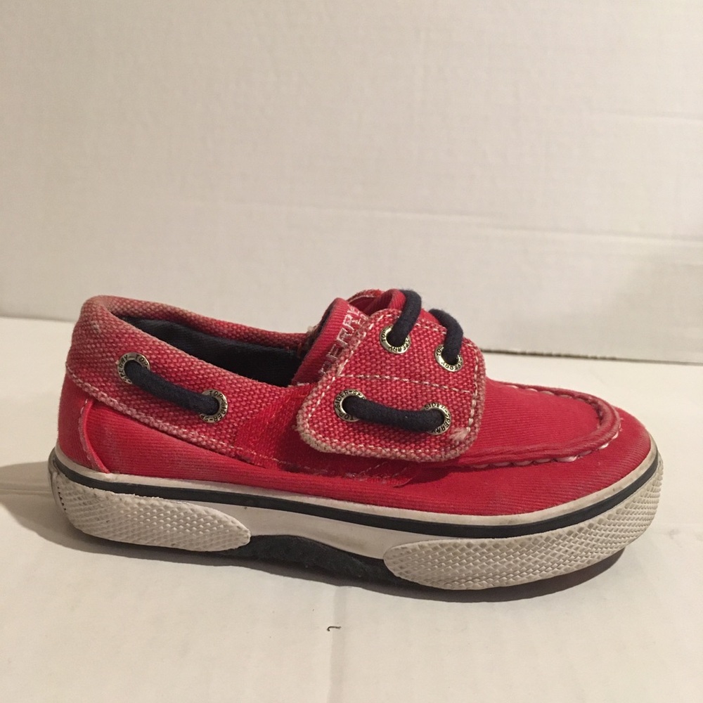 Sperry Topsider Red Boat Shoe Size 7 Baby